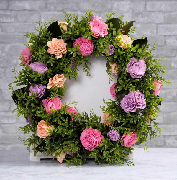 Botanical Beauty Wreath (Large) - Sola Wood Flowers