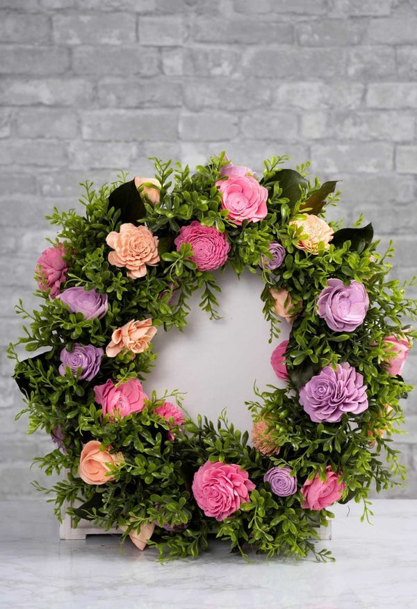 Botanical Beauty Wreath (Large)* - Sola Wood Flowers
