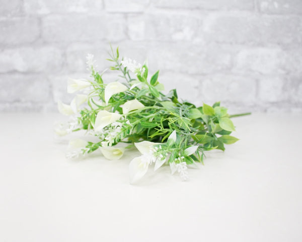 Cala Lily Mini Bush - Cream - Sola Wood Flowers