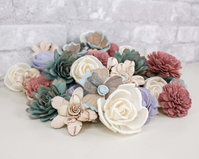 Calm and Cool Assortment - Sola Wood Flowers