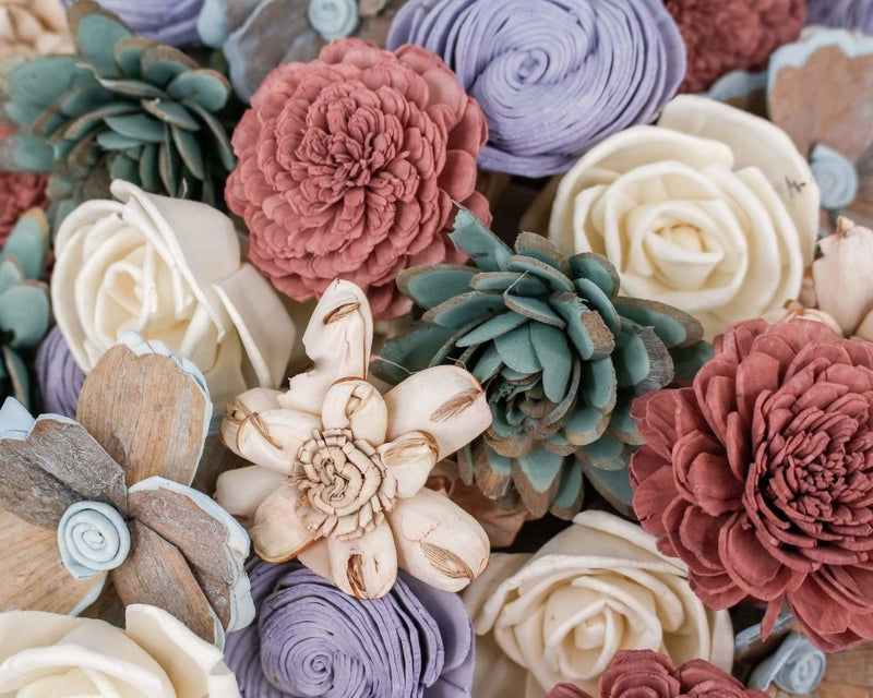 Calm and Cool Assortment - Sola Wood Flowers