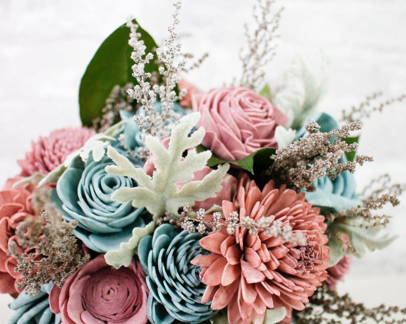 Camisole Bridesmaid Bouquet Kit - Sola Wood Flowers