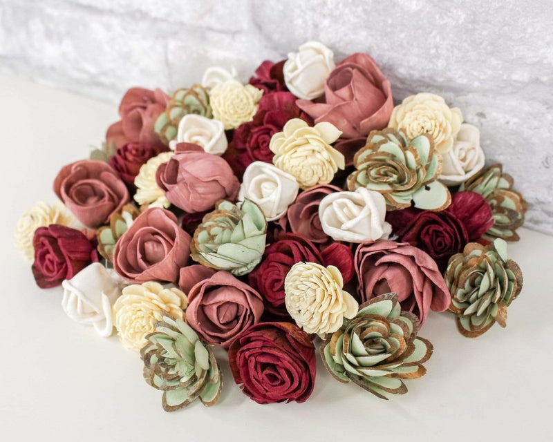 Canyon Rose Mini Assortment - Sola Wood Flowers