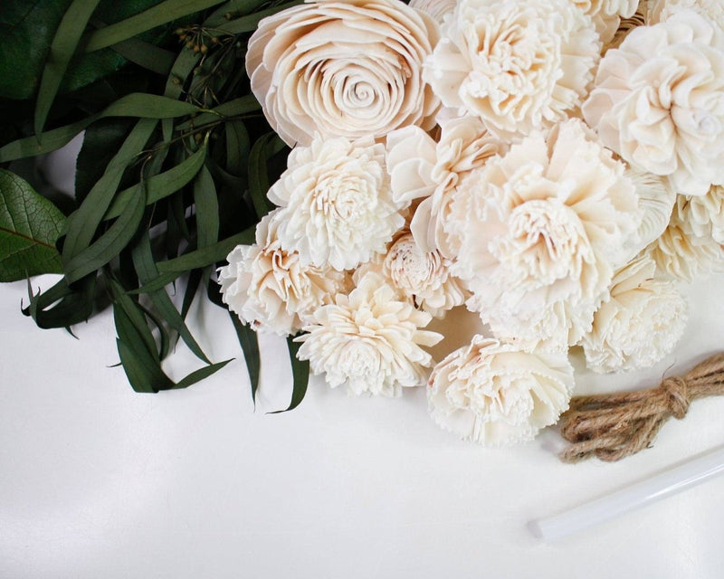 Caprice Bridesmaid Bouquet Kit - Sola Wood Flowers