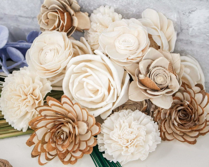 Charming Centerpiece Craft Kit - Sola Wood Flowers