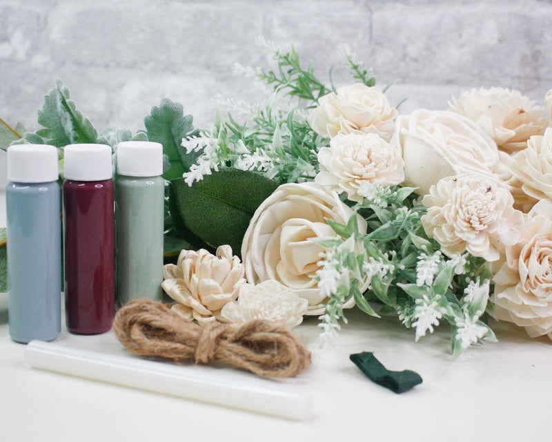 Cinder Rose Bridesmaid Bouquet Kit - Sola Wood Flowers