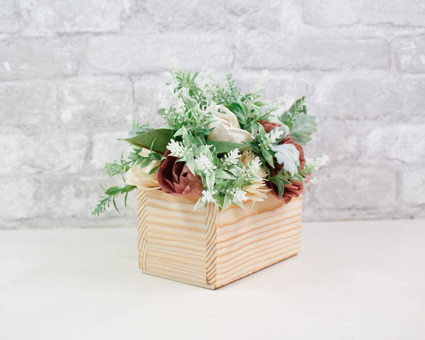 Cinder Rose Centerpiece Craft Kit - Sola Wood Flowers
