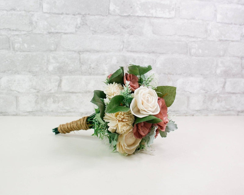 Cinder Rose Mini Bouquet Kit - Sola Wood Flowers