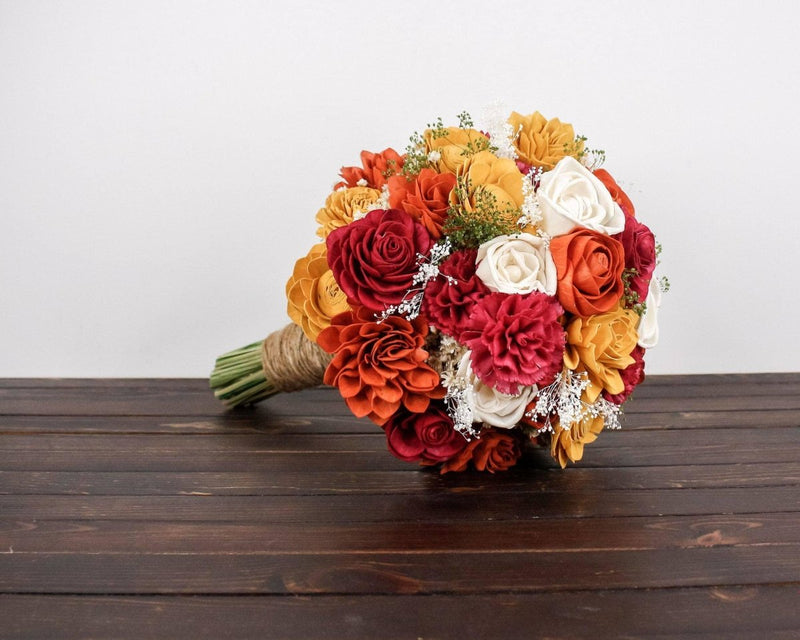 Classic Fall- Finished Bouquet - Sola Wood Flowers