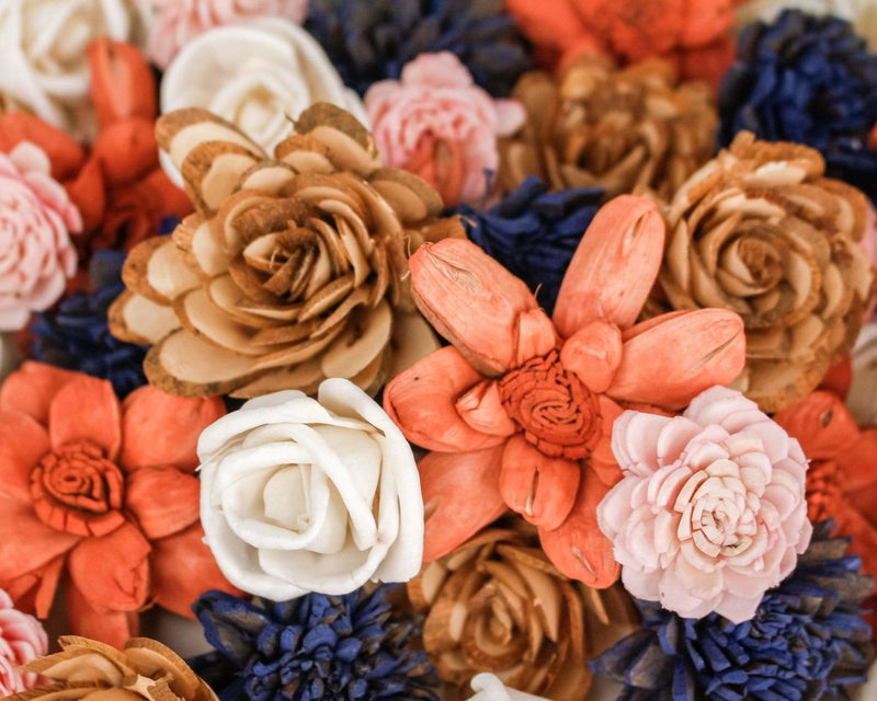 Color Me Fall Mini Assortment - Sola Wood Flowers