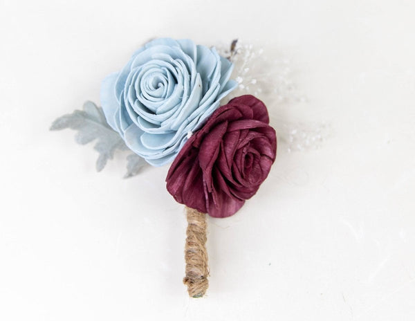 Constance Boutonniere Craft Kit (Set Of 3) - Sola Wood Flowers