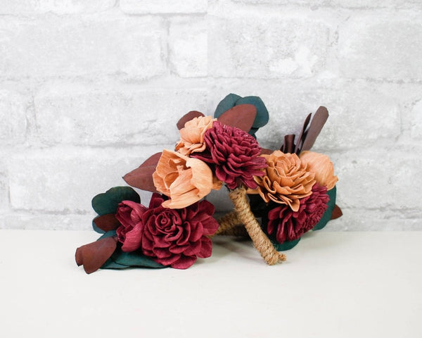Cortez Boutonniere Craft Kit (Set of 3) - Sola Wood Flowers