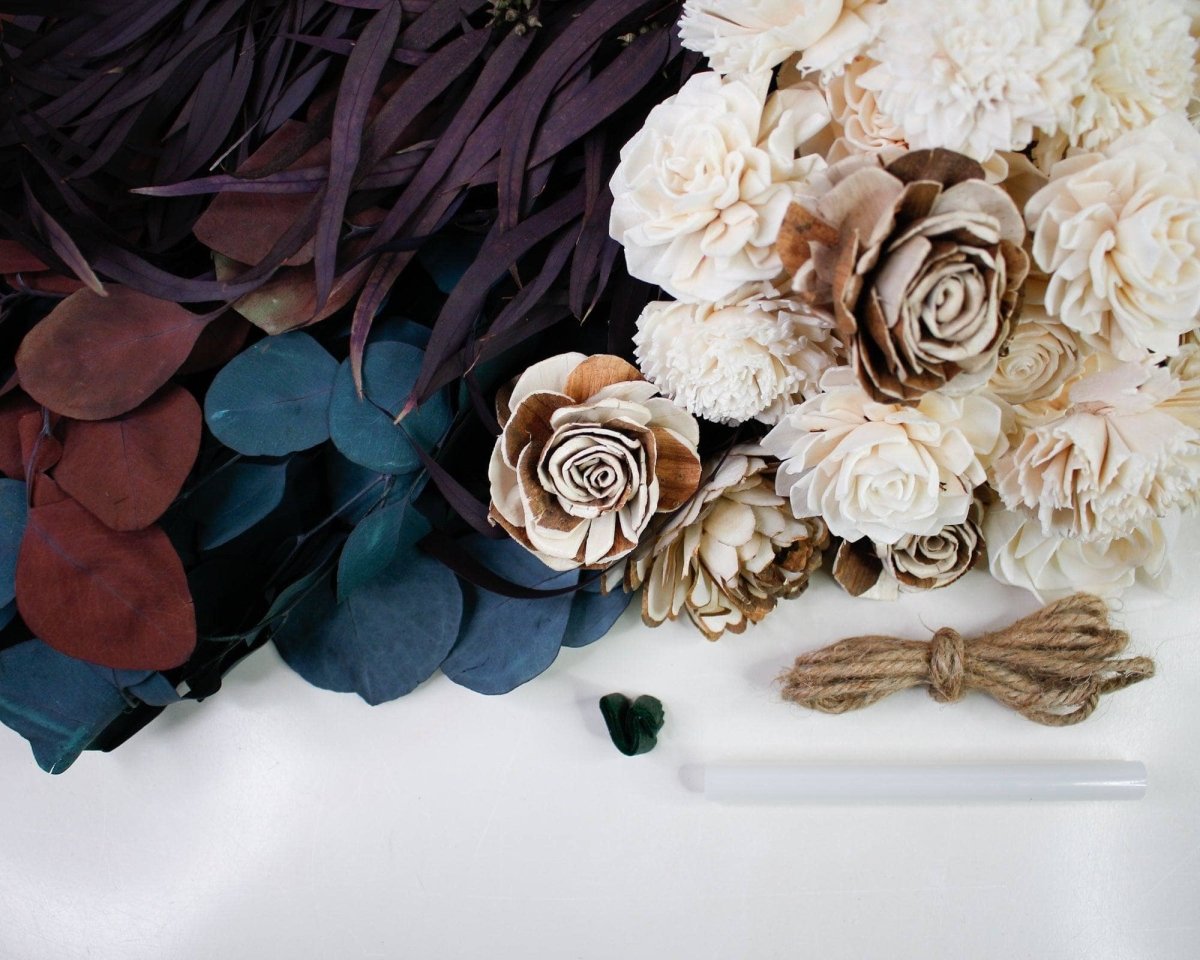 DIY Kit Wood Flower Bouquet Sola Wood Flowers, Jasmine Collection 