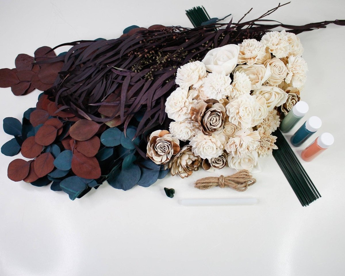 bouquet, floral layers no. 1 — Kuwatani handmade accessories
