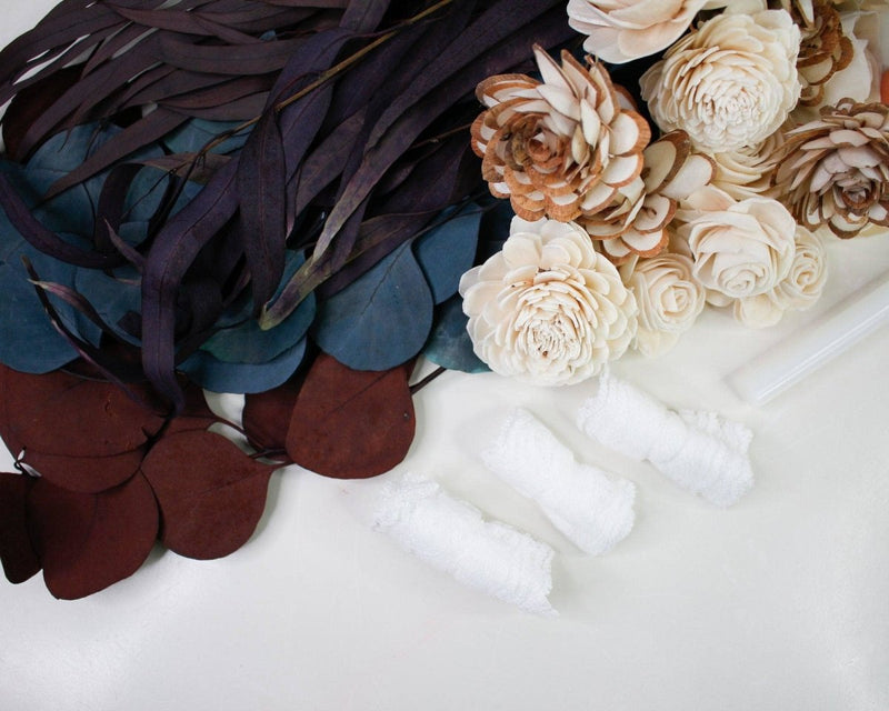 Cortez Corsage Craft Kit (Set of 3) - Sola Wood Flowers
