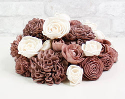 DIY Dusty Rose Assortment - Sola Wood Flowers