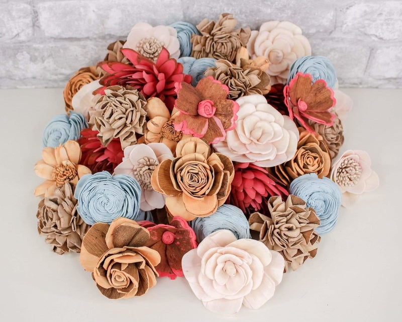 Down By The Seashore Assortment - Sola Wood Flowers