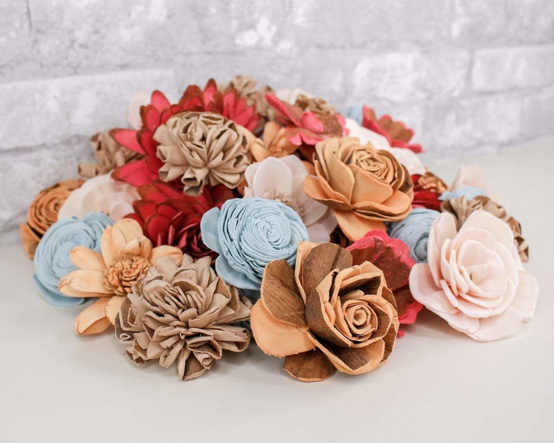 Down By The Seashore Assortment - Sola Wood Flowers