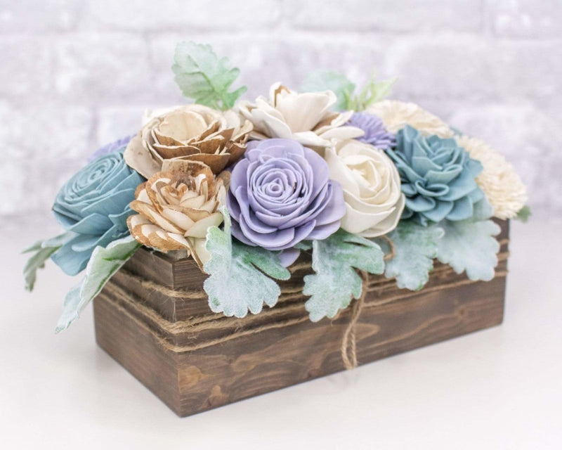 Dusty Miller Centerpiece Craft Kit - Sola Wood Flowers