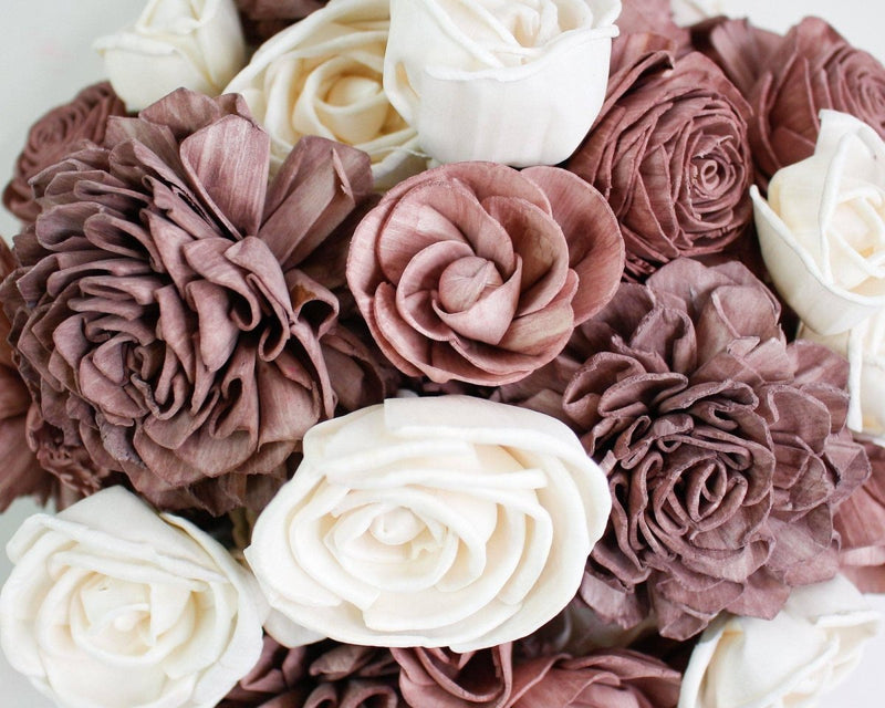 Dusty Rose Assortment - Sola Wood Flowers