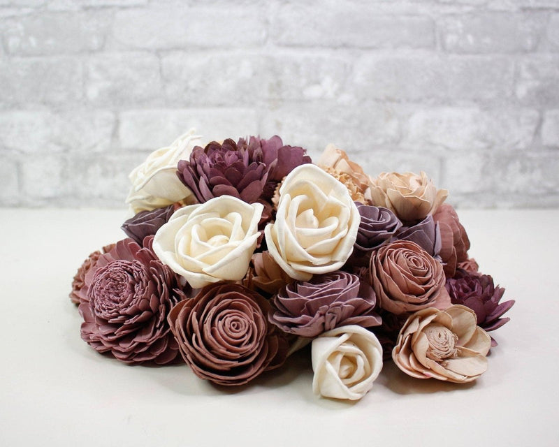 Dyed Flowers Color Sample Kit - Sola Wood Flowers