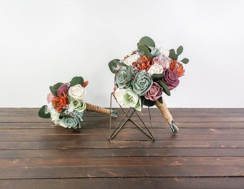 Evening Breeze - Finished Bouquet - Sola Wood Flowers