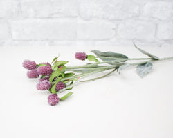 Faux Thistle Spray - Mauve - Sola Wood Flowers