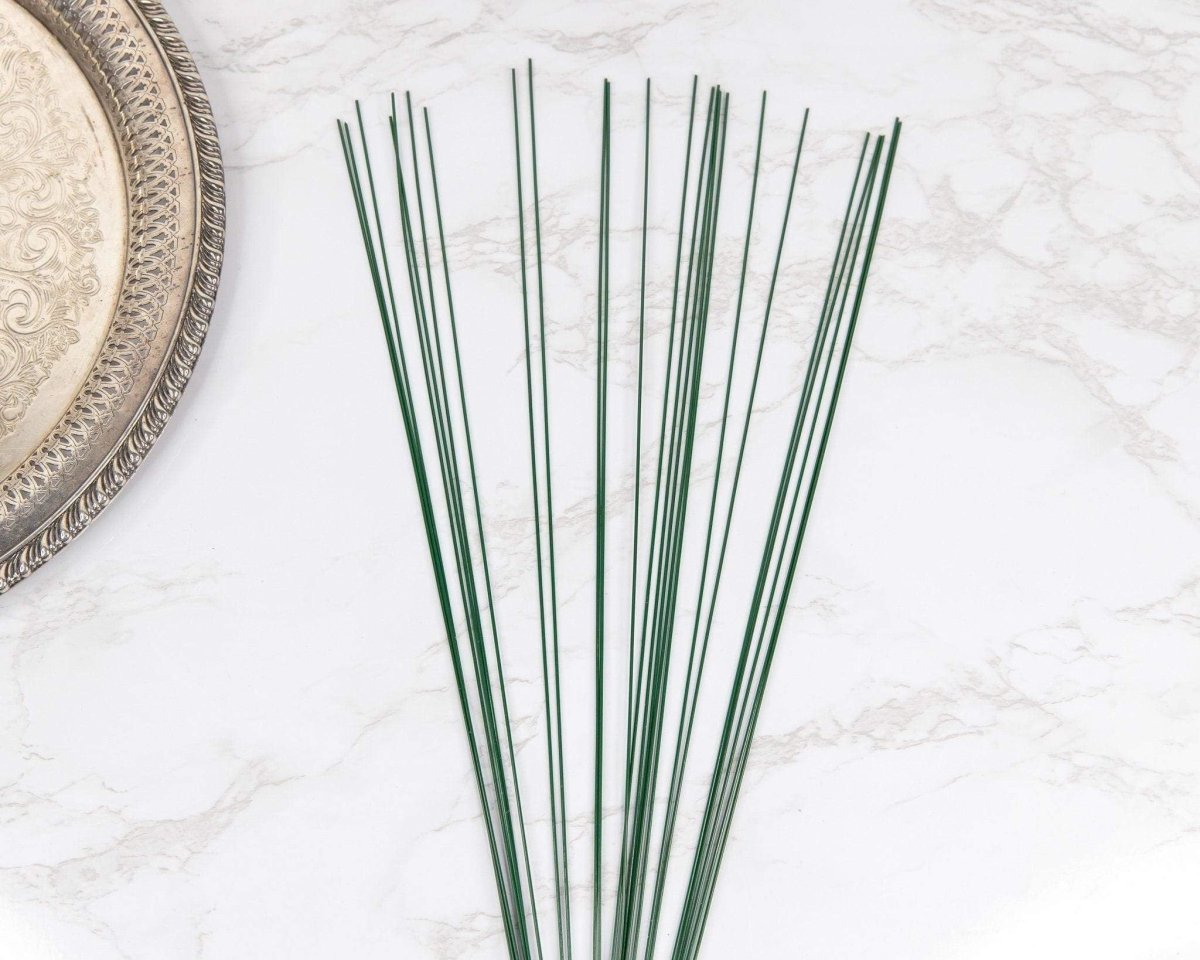 18 gauge, 12 inch, painted floral wire stems - Oh! You're Lovely