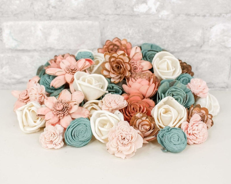 Happy Heart Mini Assortment - Sola Wood Flowers