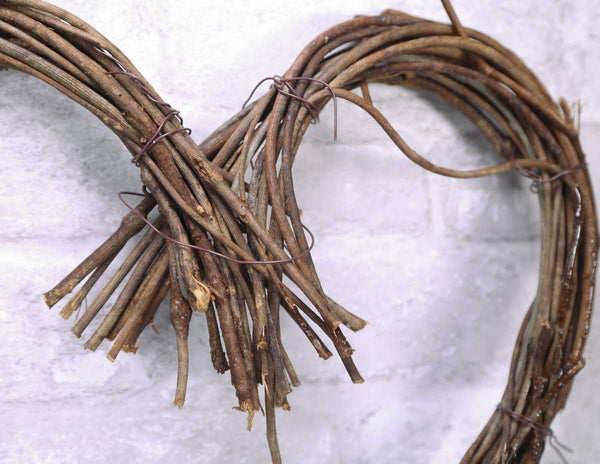 Heart Shaped Grapevine Wreath - Sola Wood Flowers