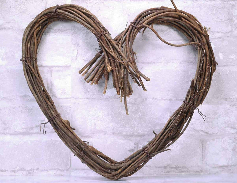 Heart Shaped Grapevine Wreath* - Sola Wood Flowers