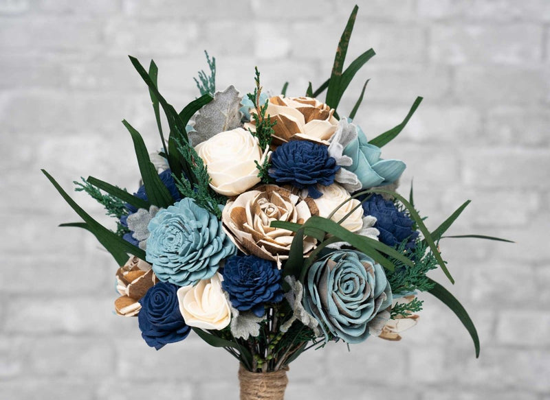Intuition Bridesmaid Bouquet - Sola Wood Flowers