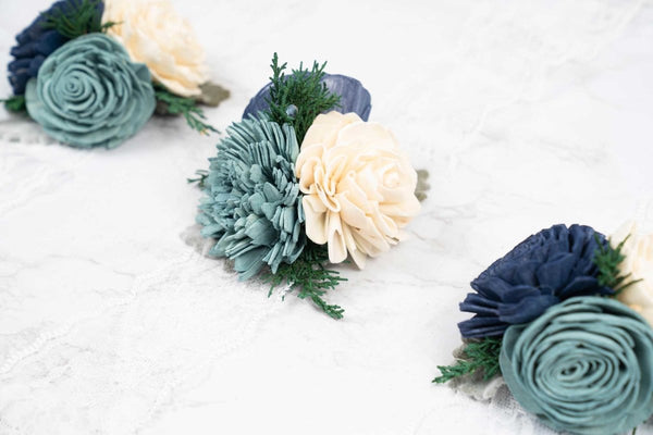 Intuition Corsage (Set of 3) - Sola Wood Flowers