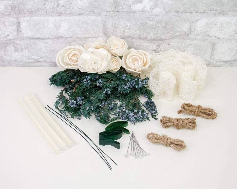 Juniper Boutonniere and Corsage Kit - Sola Wood Flowers