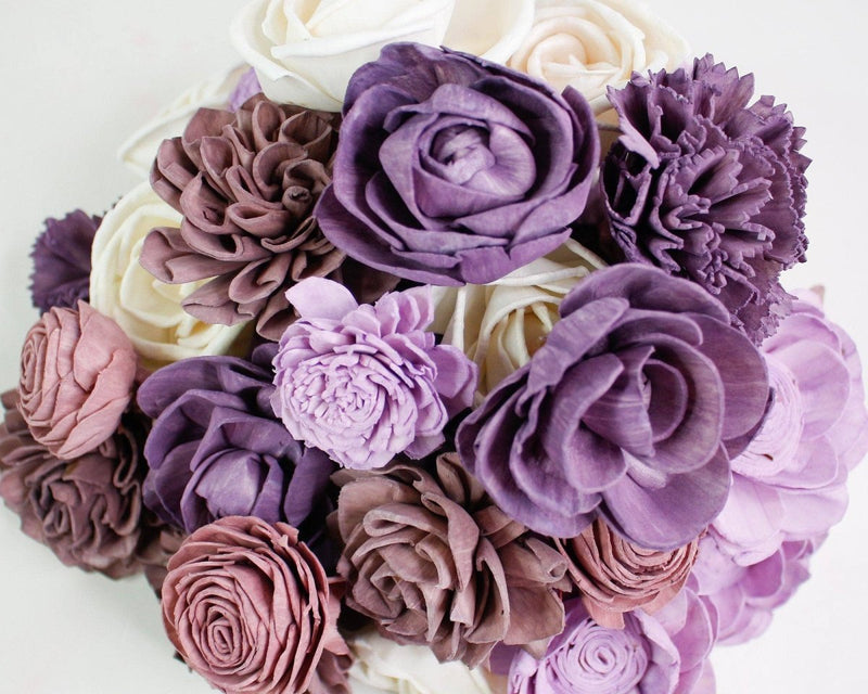 Lilac and Lavender Assortment* - Sola Wood Flowers