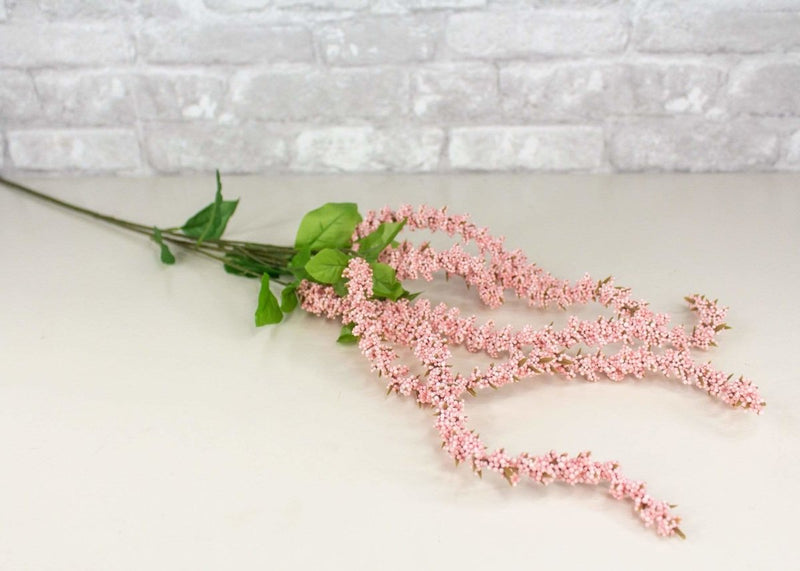 Long Stem Hanging Berry - Light Pink - Sola Wood Flowers
