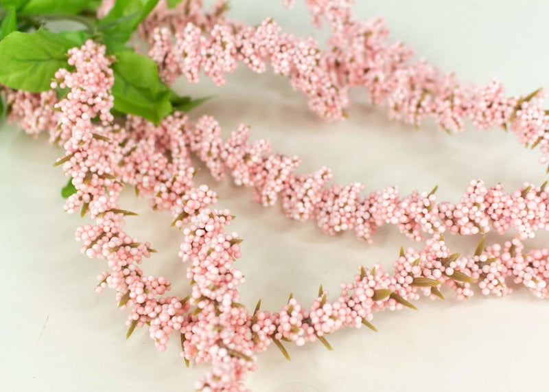 Long Stem Hanging Berry - Light Pink - Sola Wood Flowers
