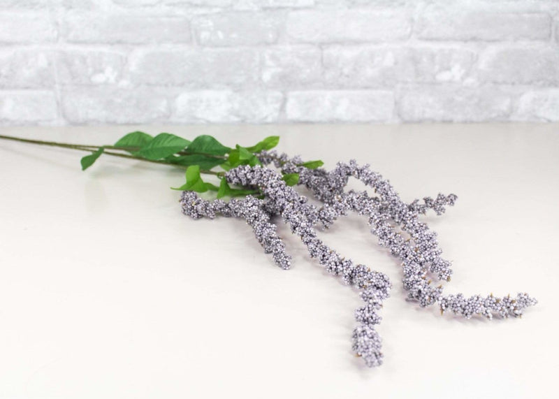 Long Stem Hanging Berry - Purple - Sola Wood Flowers
