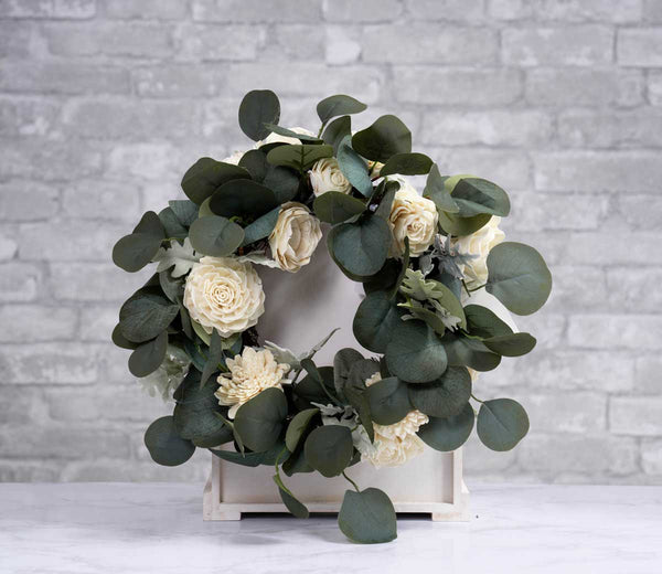 Loretta Wreath (Small) - Sola Wood Flowers