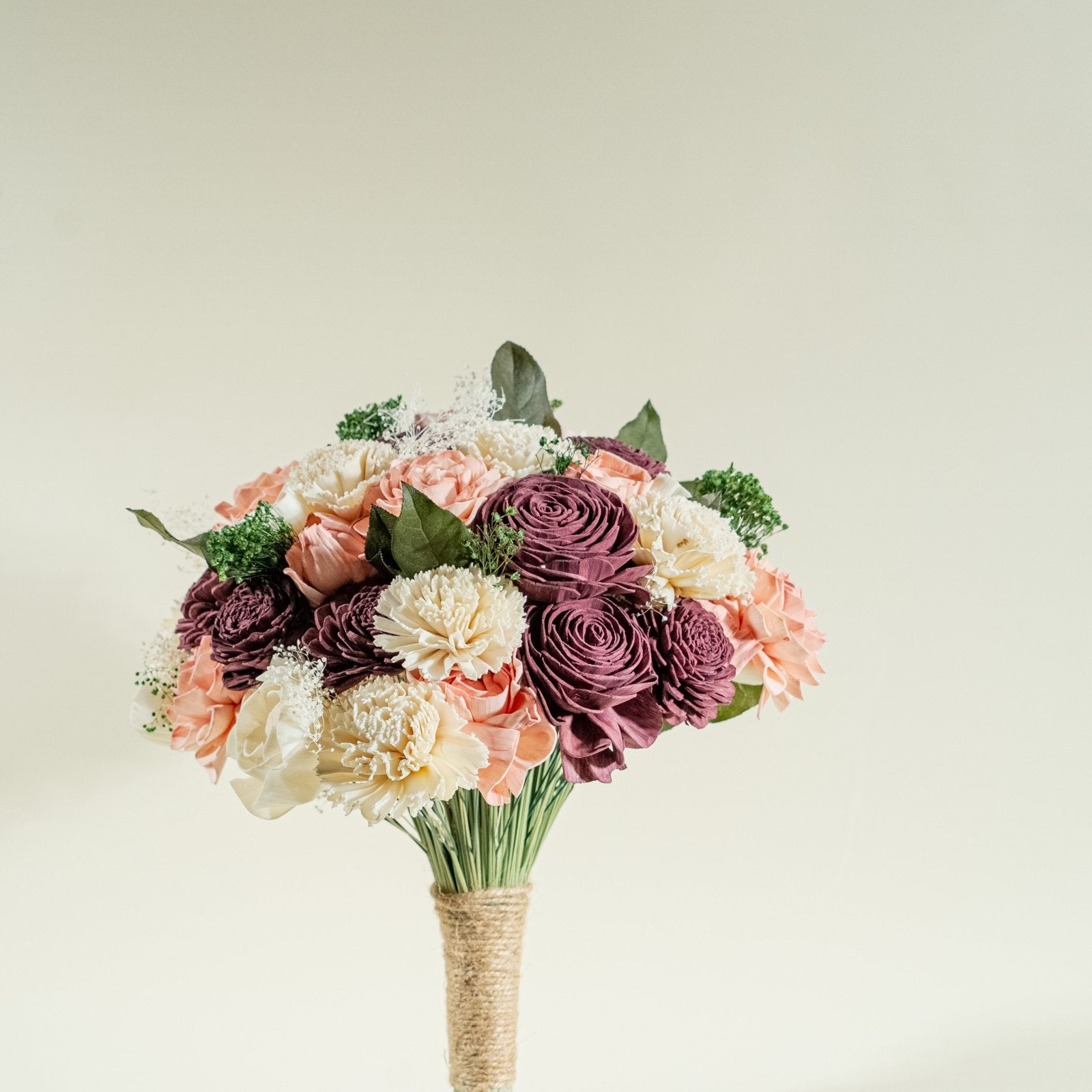 DIY KIT ~ Laney’s Collection ~ Sola Flower Bouquet ~ Wild Flower Bridal  Bouquet ~ Peach, Terracotta, Marigold