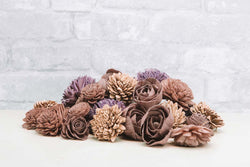 Mauve Mood Assortment - Sola Wood Flowers