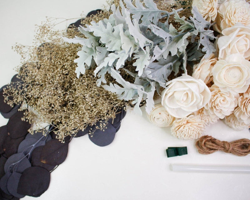 Melrose Magic Bridesmaid Bouquet Kit - Sola Wood Flowers