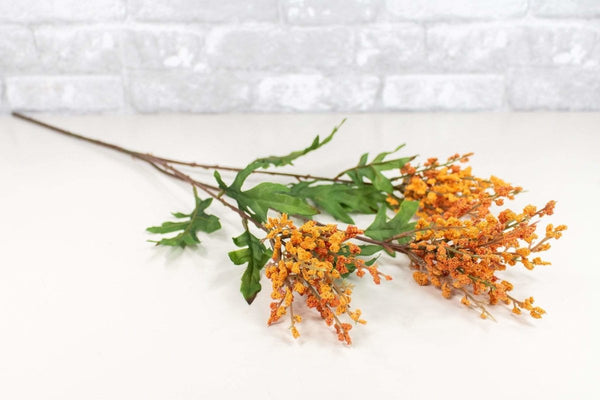 Mini Berry Spray - Orange - Sola Wood Flowers