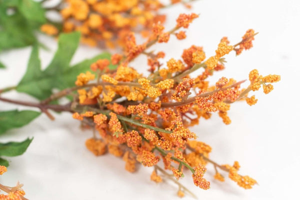Mini Berry Spray - Orange - Sola Wood Flowers