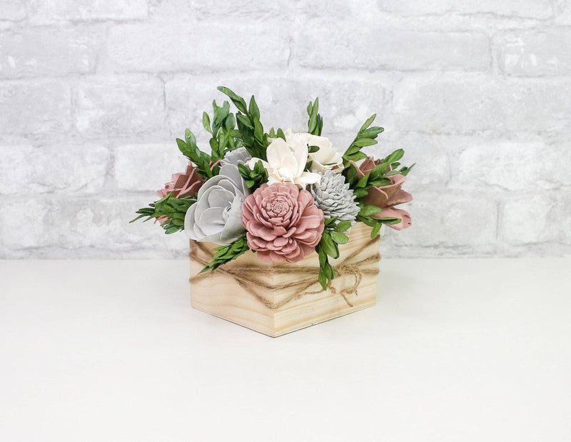 Mini Boxwood Centerpiece Kit - Sola Wood Flowers