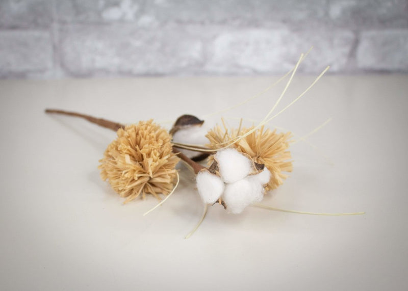 Mixed Cotton Pick - Sola Wood Flowers