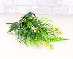 Mixed Fern Pick - Green/Yellow - Sola Wood Flowers