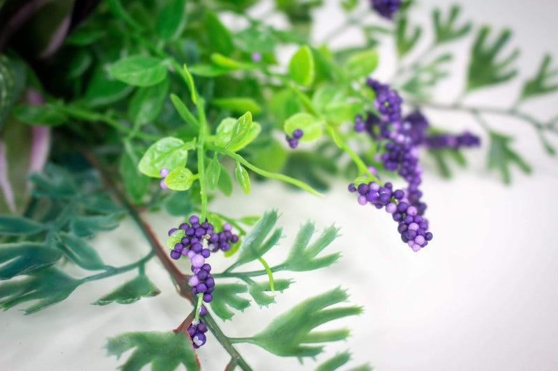 Mixed Fern Pick - Purple/Green - Sola Wood Flowers