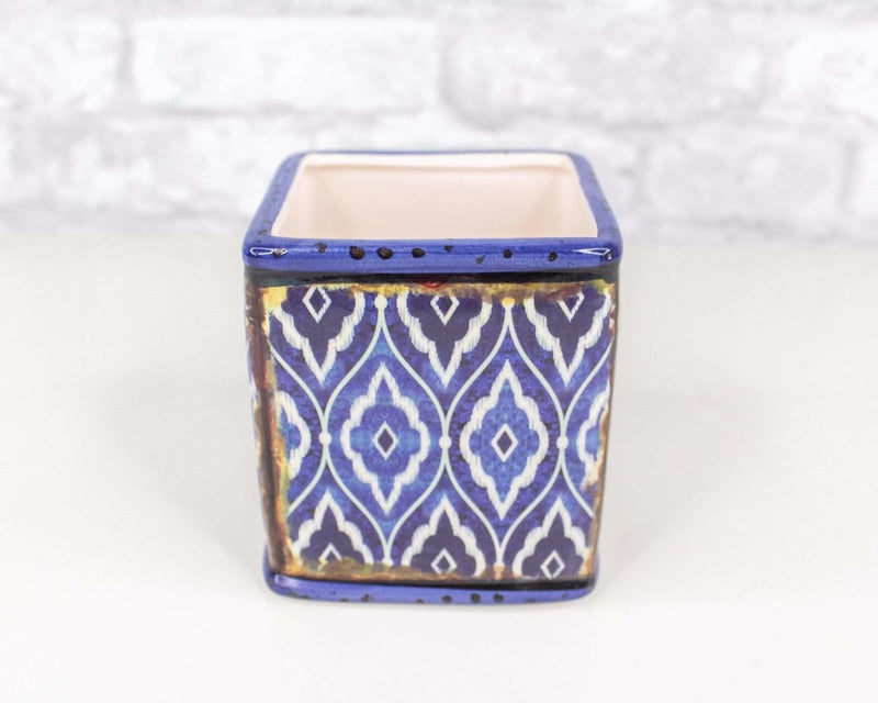Morocco Pattern Ceramic Cube (Multiple Patterns) - Sola Wood Flowers