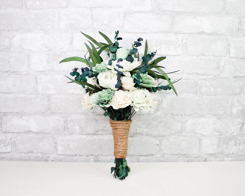 Olive Branch Bridesmaid Bouquet Kit - Sola Wood Flowers
